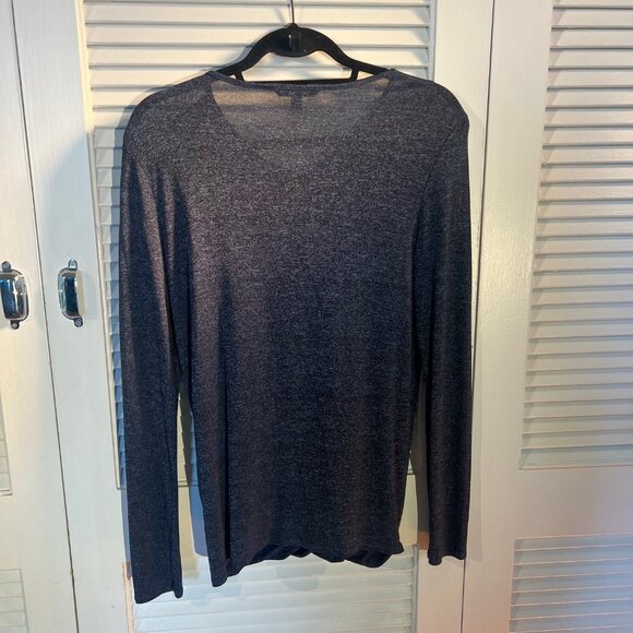 Banana Republic Draped Twist Hem Long Sleeve Top – Size S - Picture 2 of 3